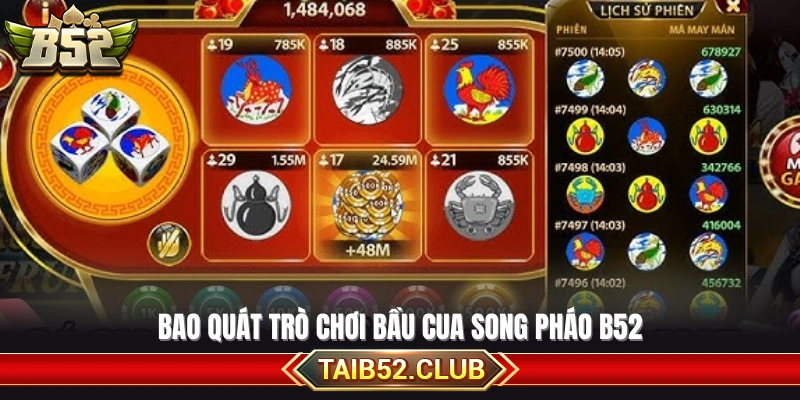 Sức hấp dẫn của Bầu cua song pháo tại B52